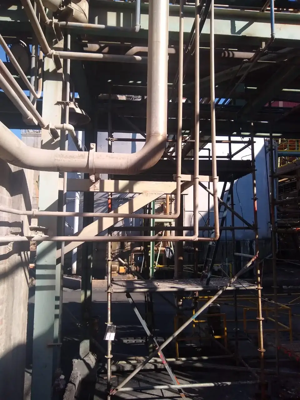 Registro de inspección: proceso industrial lineas.