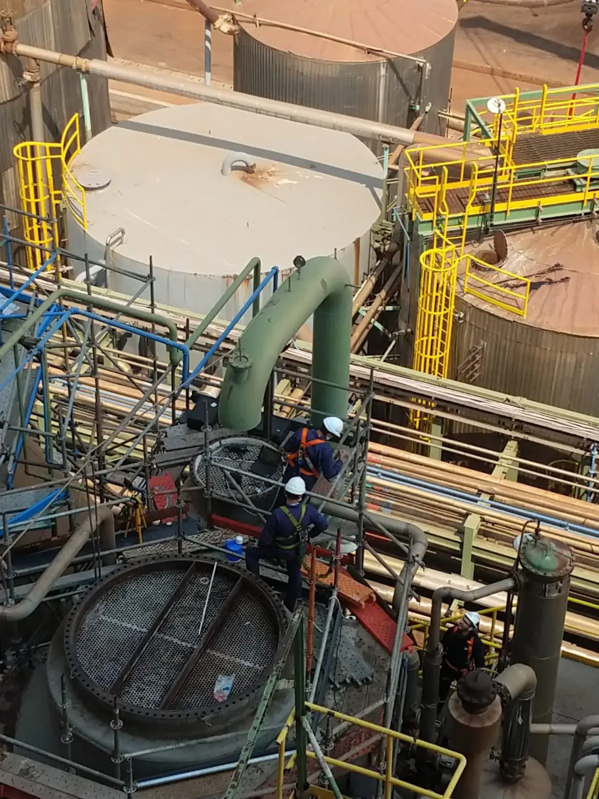Registro fotográfico de operación, inspección o ingeniería industrial: Cp tecnicos inspeccion industrial plantas proceso ecoendi