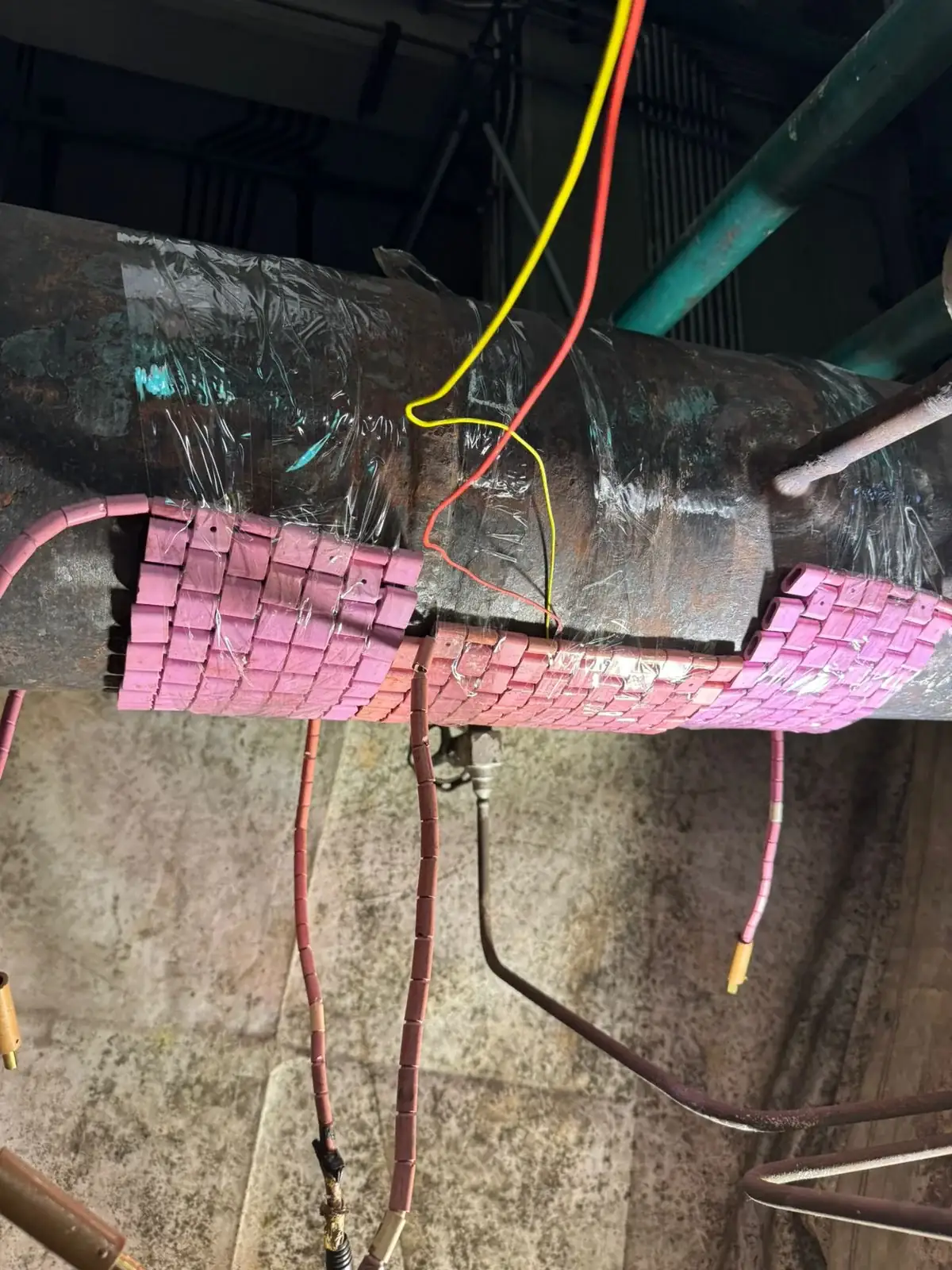 Registro de inspección: manta fibra cerámica aislamiento térmico industrial.